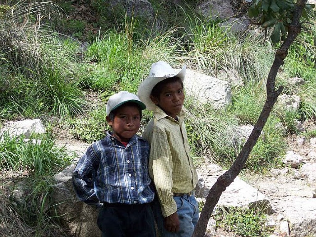 Tarahumara Boys Copper Canyon (Medium)